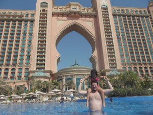 enjoying summer at The Palm Atlantis